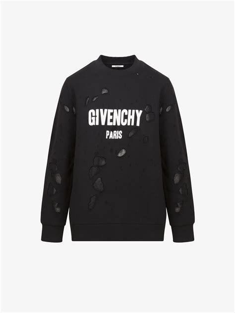 givenchy givenchy i feel love sweatshirt+|sweatshirt Givenchy paris destroyed.